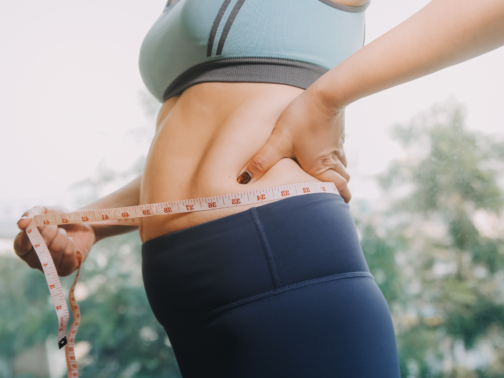 40代のぽっこりとしたお腹